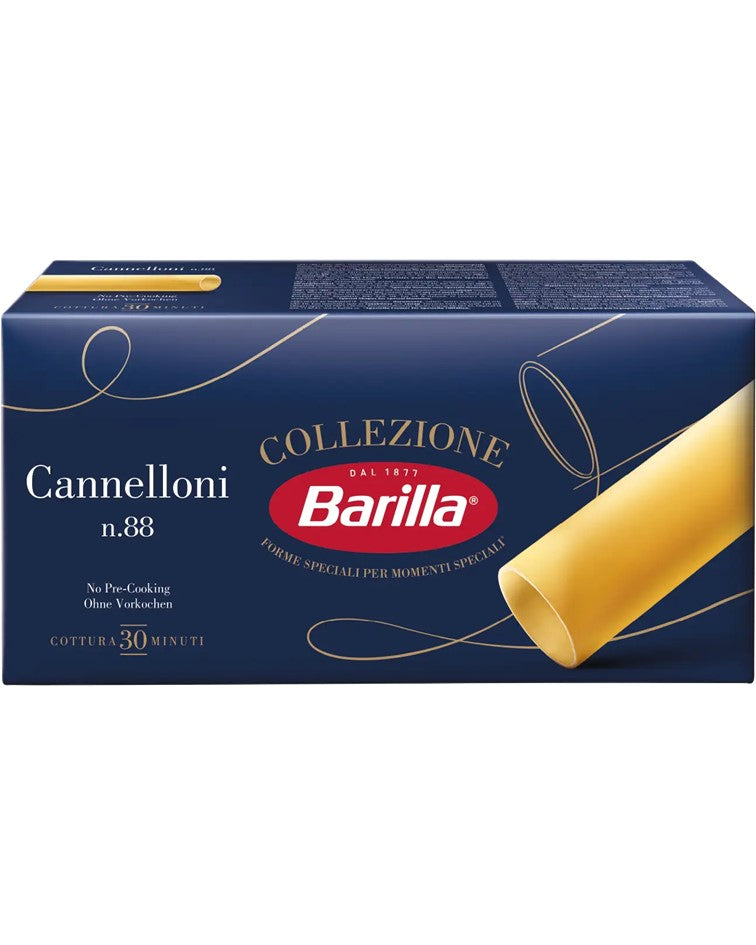 Barilla "Collezione" Durum Wheat Pasta Cannelloni Tube n.88 250g