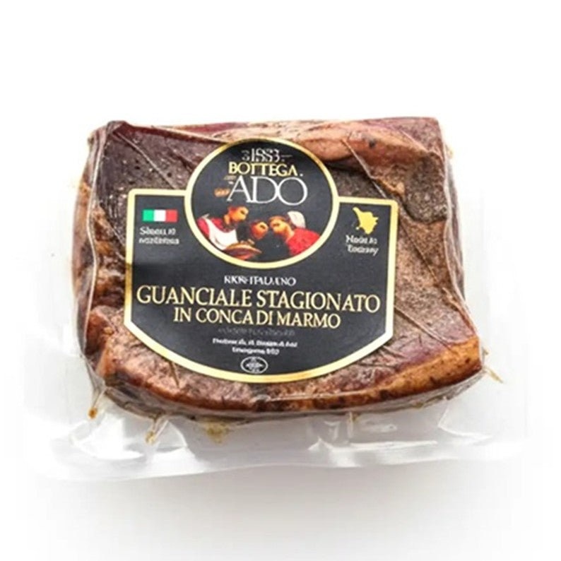 Bottega Ado Guanciale Stagionato - Aged Dry Cured Pork Cheek 300g