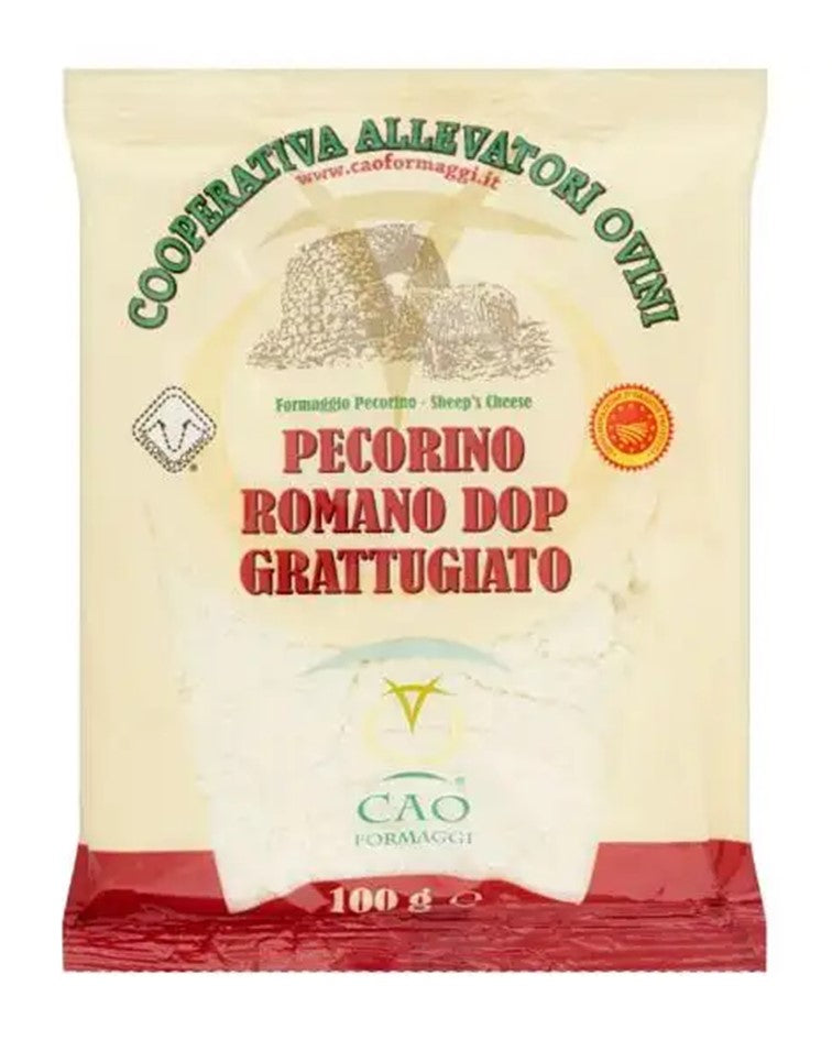 Cao Formaggi Grated Pecorino Romano Cheese DOP 100g