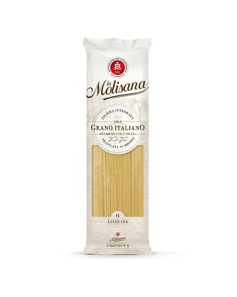 La Molisana Durum Wheat Bronze Cut Pasta Linguine n.6 100% Italian Wheat 500g