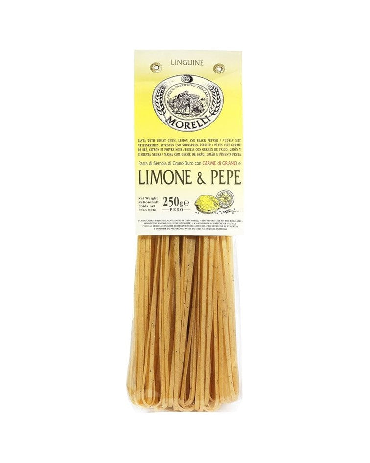 Morelli Italian Flavoured Pasta Lemon & Pepper Linguine 250g