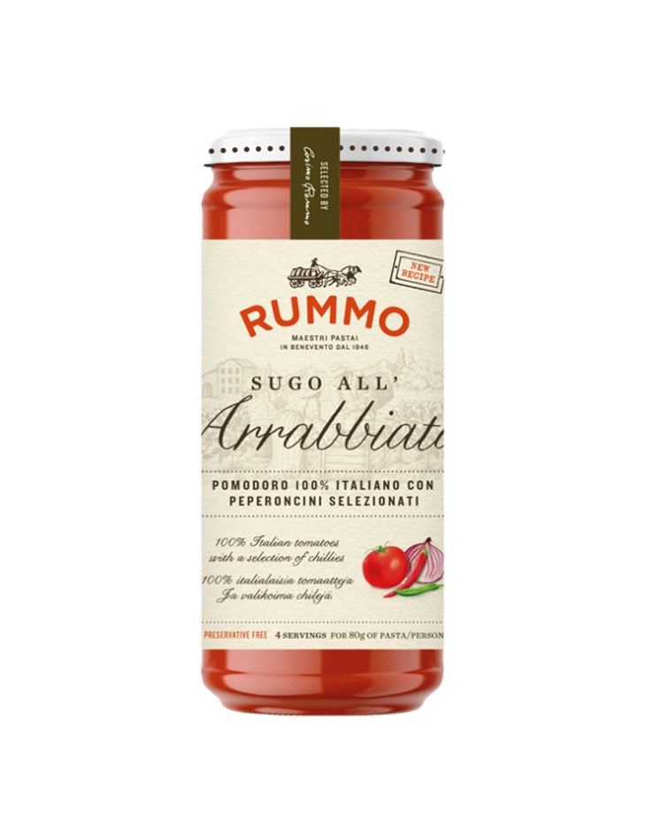 Rummo Arrabbiata Spicy Sauce with 100% Italian Tomatoes 340g