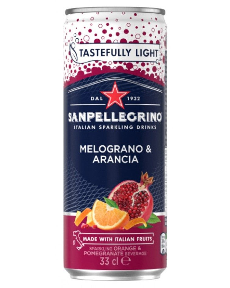 San Pellegrino Italian Sparkling Drinks Orange & Pomegranate 330ml
