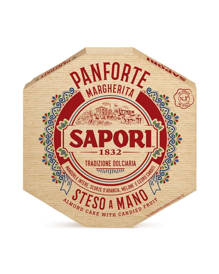 Sapori 1832 Tradizione Dolciaria Traditional Handmade Italian Panforte Margherita 320g