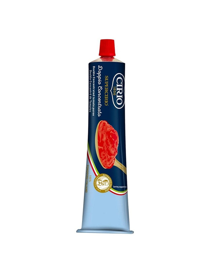 Cirio Supercirio Double Concentrated Tomato Puree 100% Italian Tomatoes 140g