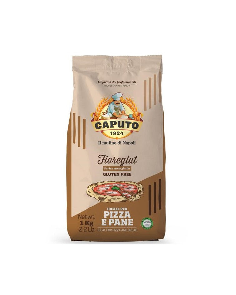 Caputo Gluten Free Flour "Fioreglut" for Pizza, Bread and Cakes 1kg