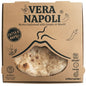 Vera Napoli pizza box with a pizza illustration on a brown background