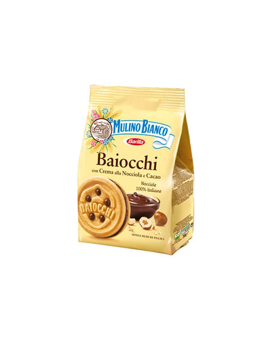 Mulino Bianco Baiocchi Biscuits With Hazelnut Cream 260g