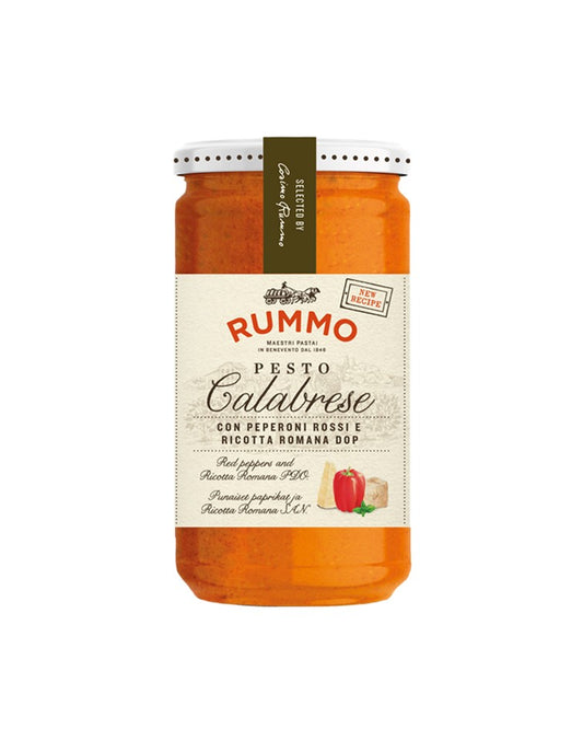 Rummo Calabrese Red Pesto with Red Peppers & Pecorino Romano DOP 190g