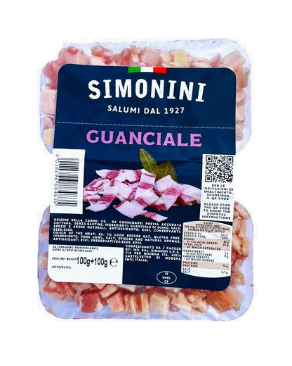 Simonini Salumi Diced Guanciale 200g